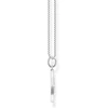 Thomas Sabo Ke2148-643-14-l45v moteriškas kaklo papuošalas su gyvybės medžio pakabuku iš 925 sidabro su kubiniu cirkoniu, ilgis: 40 cm-45 cm, sidabrinis, be brangakmenių