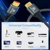 Thsucords 8k Hdmi 2.1 kabelis 1 m, 2 vnt. pakuotė, didelės spartos pintas Hdmi į Hdmi kabelis palaiko 8k@60hz, 4k@120hz 144hz 48gbps, suderinamas su Roku Tv/ps5/hdtv/blu-ray