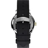 Timex Marlin Automatic vyriškas laikrodis 40mm juodas dviejų dalių odinis greito atsegimo juodas ciferblatas nerūdijančio plieno korpusas Tw2w33900, juodas/juodas/nerūdijančio plieno, apyrankė
