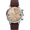 Laikrodis Timex Marlin Chrono vyriškas chronografas, rudas, klasikinis arba puošnus