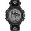Timex Tw5m64100 vyriškas skaitmeninis kvarcinis laikrodis su elastine medžiagine apyranke, juodas, Tw5m64100-amzuk