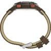 Timex vyriškas Expedition Cat5 41mm laikrodis - rudas odinis dirželis, skaitmeninis ciferblatas, rudas korpusas
