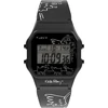 Timex vyriškas skaitmeninis laikrodis T80 x Keith Haring, juodas, apyrankė