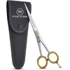 Tk five star solingen® barber cut premium 6.5 colio itin aštrios plaukų kirpimo žirklės, nerūdijančios, su mikro dantukais, skirtos moterims, vyrams, kirpėjams ir vaikams, tinka storiems plaukams