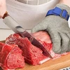 Toeecy pjaustymui atsparios pirštinės, virtuvinės 5 lygio nerūdijančio plieno vielos darbinės pirštinės austrėms lupti, mėsai pjaustyti ir šveisti su vidinėmis pirštinėmis (l)
