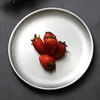 Tomotato nerūdijančio plieno lėkštė, 30 cm apvali metalinė vakarienės lėkštė, daugkartinio naudojimo desertinė lėkštė virtuvei, stovyklavimui, iškylai, galima plauti indaplovėje