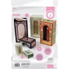 Tonikas Studios Gatefold Shadow Frame Box iškirtimo formelių rinkinys - 26 formelės, 158 mm x 96 mm