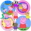 Torto paplotis Peppa Pig 30 cm + 2 apvadai - gimtadienis kupinas džiaugsmo!