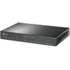 Tp-link Tl-sg1210mpe Gigabit 10 prievadų valdomas Poe komutatorius (8 Gigabit Poe+ prievadai, 1* Gigabit Sfp prievadas, 123 W, Ieee-802.3af/at, Plug and Play, Qos, Igmp, be ventiliatoriaus) juodas
