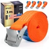 Transportavimo diržas su spaustuku - 1m 25mm 250kg - transportavimo diržai su sagtimi