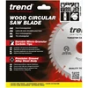 Trend Wood akumuliatorinis diskinis pjūklas, 140 mm skersmens, 20 mm skylė, 48t, 1,8 mm pjūvis, +5° kampas, Tct Fine Finish Csb/14048t