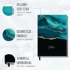 Trendstuff by Häfft A5 formato sąsiuvinis kvadratu "shiny Teal" - 124 puslapiai, 62 lapai - idealiai tinka kaip dienoraštis, kulkinis žurnalas, idėjų knyga, rašymo knyga - tvarus ir draugiškas klimatui