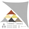 Triangulinė markizė, atspari vandeniui, 2 x 2 x 2,8 m, pagaminta iš pes poliesterio, 95% apsauga nuo uv spindulių, atspari oro sąlygoms, atspari plyšimui, galima įvairių dydžių ir spalvų, su montavimo rinkiniu terasai, sodui