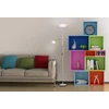 Trio Lighting Reality Leuchten R4393 87 prožektorius su skaitymo lempute 1 x E27 ir 1 x E14 sidabrinis, gaubtai balti