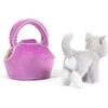 Trousselier Katė maišelyje, violetinė Trudi | pliušiniai žaislai rankinėje. Madinga dovana | 12x20x20cm dydis Xs | Fashion Pets | modelis 29729