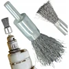 Turbotools vielinis šepetys grąžtui 17mm, teptuko formos, plieno, gofruota viela