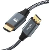 Twozoh 4k Hdmi kabelis, 3 metrai, didelės spartos 18gbps Hdmi į Hdmi kabelis, pintas Hdmi 2.0 kabelis, suderinamas su Ps5, Ps3, Ps4, Pc, projektoriumi, Hdtv, XBOX