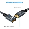 Twozoh hdmi prailginimo laidas hdmi jungtis (tėtis) į hdmi jungtį (mama) pintas nailoninis hdmi ilgiklis hdmi 2.0 kabelio adapteris palaiko 4k@60hz 3d hdr (2 m)