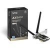 Tylogy Wifi 6e Axe5400mbps Bluetooth 5.3 tri-bands 6ghz/5ghz/2.4ghz Wpa3 itin didelio stiprinimo išorinės antenos Realtek Rtl8852ce 160mhz suderinamas su Windows 10/11