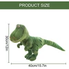 Tyrannosaurus pliušinis žaislas, pliušinis dinozauras Tyrannosaurus Rex, 40 cm mielas imituojantis minkštas žaislas, Tyrannosaurus Rex, dinozauro pliušinis žaislas, dovana vaikams, mergaitėms, berniukams