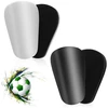 Ueavoid 2 vnt. mini futbolo blauzdų apsaugos, itin mažos futbolo blauzdų apsaugos, miniatiūrinės futbolo blauzdų apsaugos, mažos apsauginės blauzdų apsaugos vyrams, moterims, berniukams, mergaitėms, dekoruojamos "pasidaryk pats"