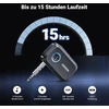 Ugreen Aux Bluetooth adapteris, automobilinis Bluetooth 5.3 imtuvas, laisvų rankų skambučiai, stereo muzika, dvigubas susiejimas su 15 valandų atkūrimo laiku, Jack Bluetooth adapteris automobilio radijui/stereo sistemai/ausinėms, juodas