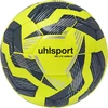 Uhlsport 350 Lite Addglue Junior vaikiškas futbolo kamuolys treniruočių kamuolys vidaus ir lauko vejai vaikams nuo 10 iki 12 metų, futbolo kamuolys, fluo geltonas/tamsiai mėlynas/sidabrinis