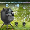 Ukcpure vaikiškas burbulų pūtiklis, automatinis sukimasis, 38000 burbulų/min, burbulų pūtiklis, automatinis burbulų pūtiklis gimtadieniui, vakarėliui, vestuvėms