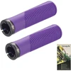 Uleeso dviračio rankenos, neslystančios ergonomiškos mtb rankenos su aliuminio vieno užrakto dizainu, skirtos 22,2 mm dviračiams, kalnų dviračiams, plento dviračiams, bmx dviračio rankenos (violetinės spalvos)