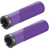 Uleeso dviračio rankenos, neslystančios ergonomiškos mtb rankenos su aliuminio vieno užrakto dizainu, skirtos 22,2 mm dviračiams, kalnų dviračiams, plento dviračiams, bmx dviračio rankenos (violetinės spalvos)