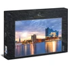 Ulmer Puzzleschmiede dėlionė "elphi" - 2000 detalių dėlionė - Elbphilharmonie Hamburge - koncertų salė ir orientyras prie Elbės Hanzos miesto Hamburgo uoste, Šiaurės Vokietija