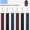 Unideal 6 elastinių įtempimo diržų rinkinys, elastinė juosta su kabliukais, įtempimo diržo plotis, 2 m ilgio įtempimo elastinis tvirtinimo diržas, krovinių pakavimas ir tvirtinimas dviračių laikikliams, motociklų bagažui