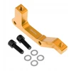 Universalus adapteris mtb diskiniam stabdžiui montuoti ant 203 mm priekio/galo, auksinis