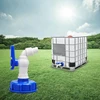 Universalus ibc konteinerio ventilio adapteris su 1/2 colio čiaupu eu stambiam sriegiui, plastikinis vandens žarnos išvadas, nepralaidus ir patvarus sodui ir pramonei (2 colių stambūs sriegiai į 1/2 colio)