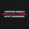 Universalus juodas pvc neslystantis guminis kilimėlis korio rašto, idealus automobiliams, virtuvėms, dirbtuvėms, garažams, laiptams, įėjimams