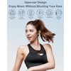 Uplayteck atviro tipo ausinės, bluetooth 5.3 ausinės su enc mikrofonu, 3d stereo garsas ir hd garso kokybė, itin patogus dizainas, 72 val. budėjimo režimas, ipx5 vandeniui atsparios ausinės bėgiojimui
