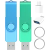 Usb 3.0 atmintinės 128gb (2 vnt.) su Usb-c adapteriais