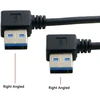 Usb 3.0 Kampinis Laidas (90° Dešinysis) - 20cm