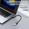 Usb 3.0 prailginimo laidas, 90 laipsnių kampu, 0.3m