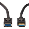 Usb 3.0 prailginimo laidas A-a, 1m, 2 vnt. juodas