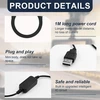 Usb 5v į dc 12v maitinimo kabelis, usb įtampos didinimo keitiklio kabelis, usb į dc įtampos keitiklio kabelis, patvarus maitinimo adapterio kabelis
