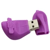 Usb atmintinė 32 gb šlepetė aukštakulniai violetiniai batai