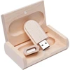 Usb atmintinė 32gb, medinė dėžutė, klevo mediena