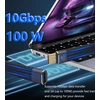 Usb-c 3.1 10gbps 100w Pd Greito Įkrovimo Kabelis 13cm