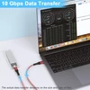 Usb-c 3.1 Gen 2 kabelis, 100w, 10gbps, 4k@60hz, 3m, raudonas