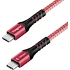 Usb-c 3.1 Gen 2 kabelis, 100w, 10gbps, 4k@60hz, 3m, raudonas