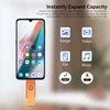 Usb C atmintinė 8gb, Otg, metalinė, oranžinė