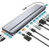 Usb-c Dokavimo stotelė 14-in-1 su 4k Hdmi, Dp, 10gbps