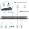 Usb-c Dokavimo stotelė 14-in-1 su 4k Hdmi, Dp, 10gbps