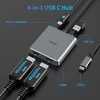 Usb-c į 2x Hdmi adapteris 4k@60hz, 100w Pd, Usb 3.0